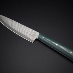 Couteau d'office - VG10 Suminagashi - G10 vert